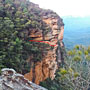 walking down to Wentworth Falls (Sydney)