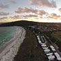sunset over Mount Clarence to the south