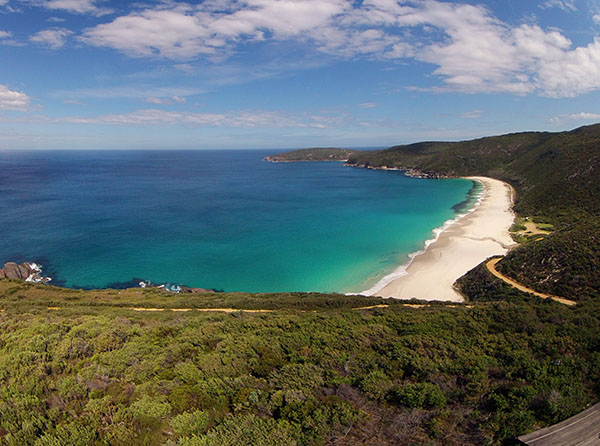Shelley Beach from above the lookout