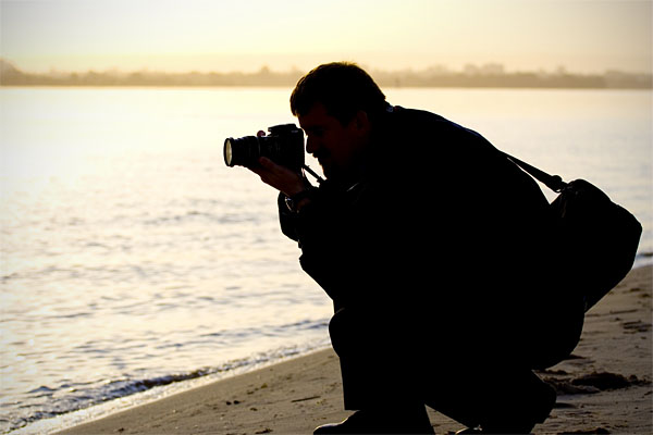 photographer silhouette