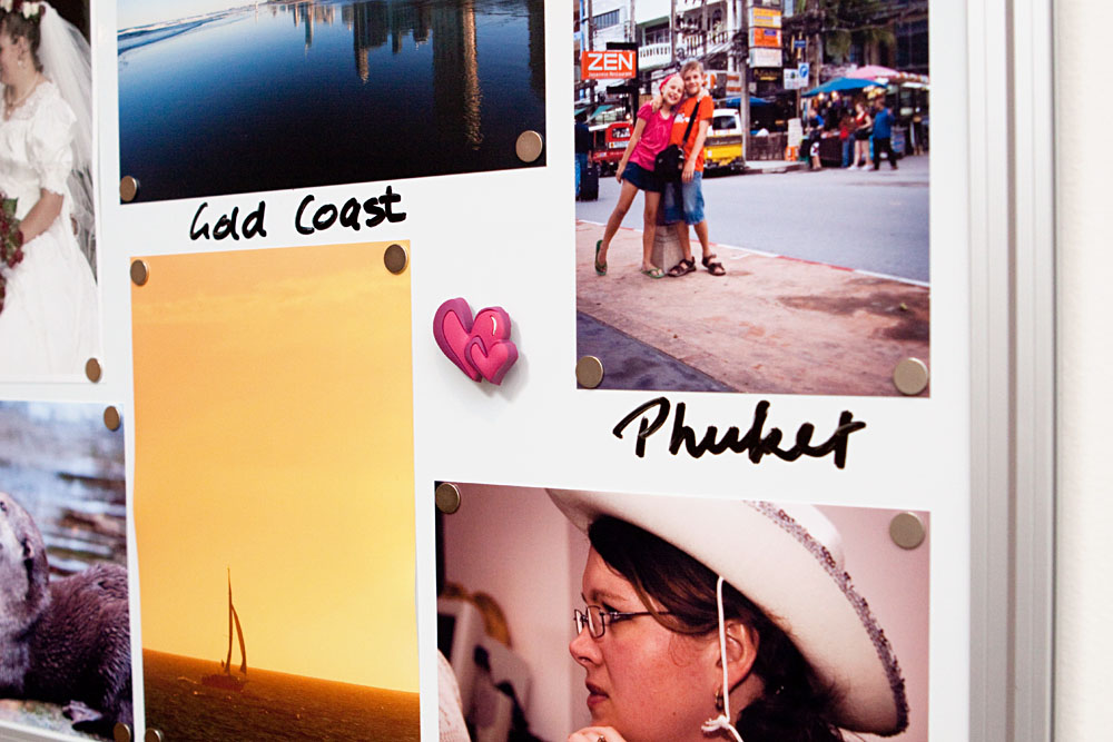 magnetic photo board