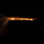 steel wool spinning in the bunker