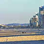 Beach and high-rise buildings